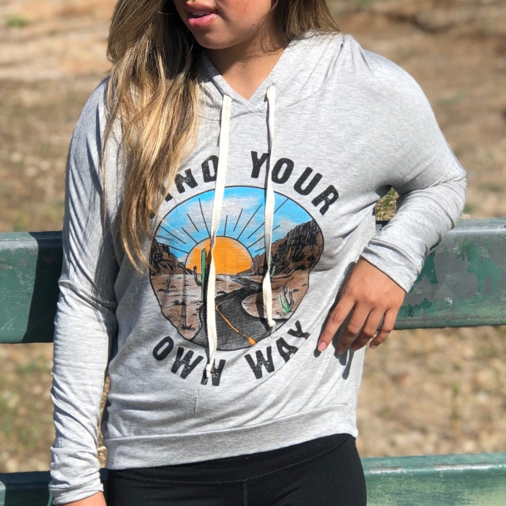 FIND YOUR OWN WAY ROAD TRIP HOODIE